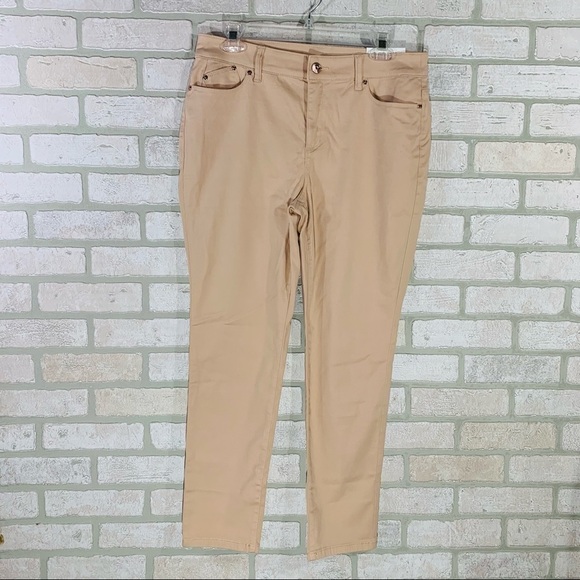 Chico’s NWT The Platinum Jegging in Frosted Petal Size 1P/8P - Picture 1 of 10